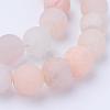 Natural Pink Aventurine Beads Strands G-Q462-6mm-13-8