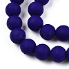 Opaque Glass Beads Strands GLAA-T032-P8mm-MD03-2