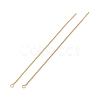 Ion Plating(IP) 304 Stainless Steel Stud Earring Finding X-STAS-E161-07G-3
