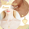 8Pcs Brass Locket Pendants KK-ME0001-61-5