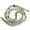 Natural Green Rutilated Quartz Beads Strands G-A219-A03-02-2