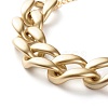 CCB Plastic Curb Chain Necklace NJEW-JN03773-4