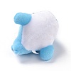 PP Cotton Mini Animal Plush Toys Dolphin Pendant Decoration HJEW-C002-01C-3