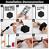 Adjustable Plastic Assembled Action Figure Display Holders with Hexagon Bases DIY-WH0043-157A-3