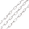 Tarnish Resistant 304 Stainless Steel Cable Chains CHS-C002-03P-05-1