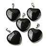 Natural Obsidian Pendants G-G956-B77-FF-1