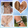 Flat Round Handmade Polymer Clay Beads CLAY-SC0001-58B-02-5