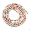 Glazed Porcelain Beads Strands PORC-P034-2mm-01-3