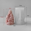 Virgin Mary Goddess Statue Candle Silicone Molds SIMO-Z004-03A-1