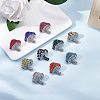 Cubic Zirconia Mushroom Brooch JBR102B-8