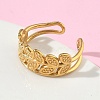 304 Stainless Steel Cuff Open Rings for Women RJEW-L341-02C-G-3