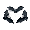 Natural Obsidian Carved Bat Figurines PW-WG8A6A6-01-1