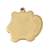 201 Stainless Steel Pendants STAS-C095-25G-1