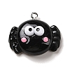 Opaque Resin Pendants RESI-K020-04F-1