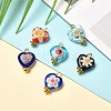 Handmade Lampwork Pendants PALLOY-JF00851-3