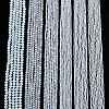 Electroplate Glass Beads Strands X-EGLA-A044-J6mm-B06-2