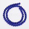 Natural & Dyed Malaysia Jade Bead Strands G-A146-6mm-A22-2