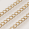 3.28 Feet Ion Plating(IP) Handmade 304 Stainless Steel Curb Chains X-STAS-P200-11G-1