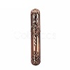 Alloy Rhinestone Sewing Needle Holder Storage Case WG93704-02-1