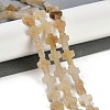 Natural Topaz Jade Beads Strands G-I369-A10-02-2