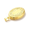 Rack Plating Brass Locket Pendants KK-I688-06G-3