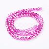Electroplate Glass Beads Strands EGLA-R030-6x6mm-M-2