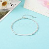 Natural Rose Quartz Beaded Bracelets BJEW-JB06384-09-2