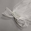 Bowknot Polyester Bridal Mesh Veil AJEW-WH20073-030-2