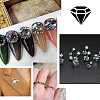 5 Style Cubic Zirconia Pointed Back Cabochons ZIRC-PH0001-41-6