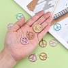 Alloy Enamel Pendants ENAM-P066-M-4