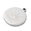 201 Stainless Steel Pendants SA-CBA3D3A-05P-19-2