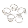 Adjustable Brass Ring Components KK-Q573-004P-5
