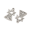 201 Stainless Steel Laser Cut Pendants STAS-P428-10P-02-2