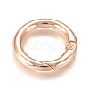 Alloy Spring Gate Ring PALLOY-WH0066-19B-2