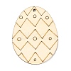 DIY Crafts Easter Egg Shape Cutouts Pendants AJEW-P087-B01-02-2