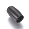 304 Stainless Steel Magnetic Clasps with Glue-in Ends STAS-I120-57B-B-1