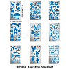 BENECREAT 9 Style Steel Cutting Dies Stencils DIY-BC0002-76B-2