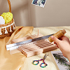 Beech Wood Sewing Embroidery Thread and Drawing Ruler Stand ODIS-WH0011-65-5