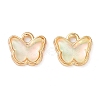 Rack Plating Alloy Glass Charms FIND-Q099-07G-07-1