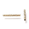Corrugated Brass Tube Beads X-KK-H759-28B-G-2