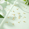 400Pcs Brass Stud Earring Findings KK-DC0001-02-6