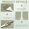 4Pcs Wood Weaving Comb Sets TOOL-WH0155-173-4