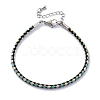 Polyester Cord Braided Bracelet Makings MAK-Z003-01P-11-1