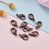 Brass Lobster Claw Clasps KK-901-R-NF-6