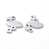 Tarnish Resistant 304 Stainless Steel Charms X-STAS-G215-02P-2