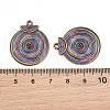 Tibetan Style Alloy Pendants AL-CBA606A-09-3