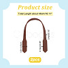 PU Imitation Leather Sew on Bag Straps FIND-WH0110-495C-2