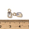 Opalite Rectangle Charms G-Q169-07G-01-3