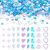 100G Plastic Sequins Beads PVC-TA0001-04B-1