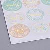 1 Inch Thank You Sticker AJEW-L053-04-2